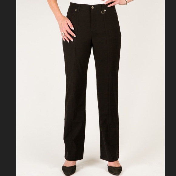 Simon Chang Pants - Simon Chang 5 Pocket Straight Leg Microtwill Pants Sz 10